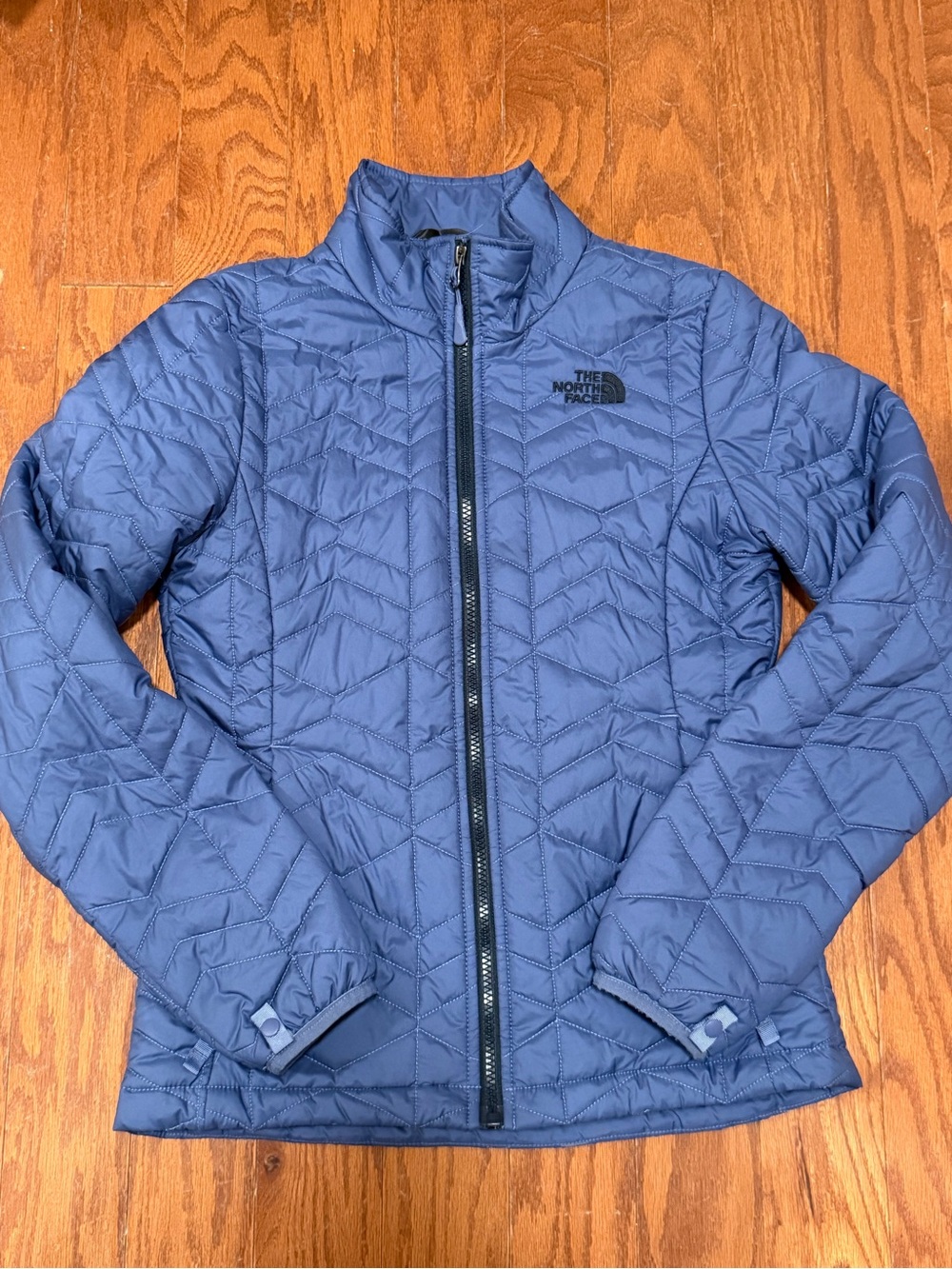The North Face Women's Slate Blue Quilted Insulated Puffer Jacket